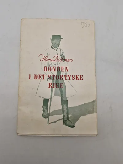 Originalt DNSAP hæfte - ww2