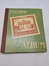 Originalt album med tyske frimærker