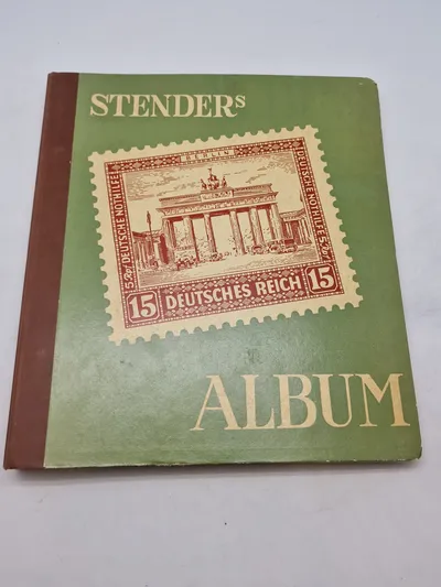 Originalt album med tyske frimærker