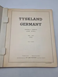 Originalt album med tyske frimærker
