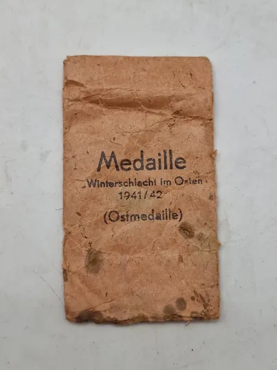 Original tildelingspose til winterschlacht im osten 1941/42
