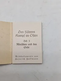Originalt WHW hæfte - ww2