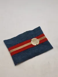Originalt dansk “MI” armbind fra modstandsbevægelsen