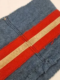 Originalt dansk “MI” armbind fra modstandsbevægelsen