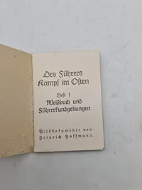 Originalt WHW hæfte - ww2