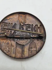 Originalt “Ein Volk Ein Reich” badge