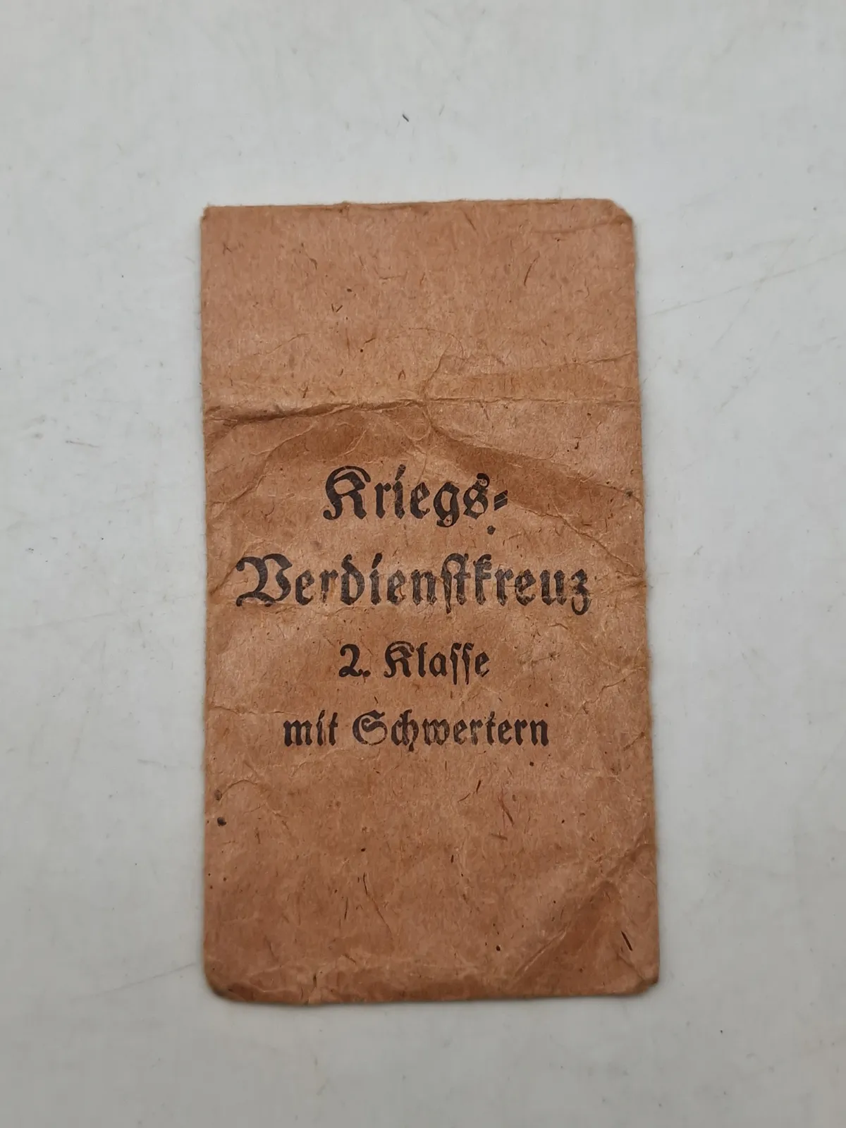 Original tildelingspose Kriegs Verdienstkreuz
2. Klasse mit Schwertern