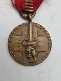 Original WW2 German/ Romanian Issue Crusade Against Communism Medal