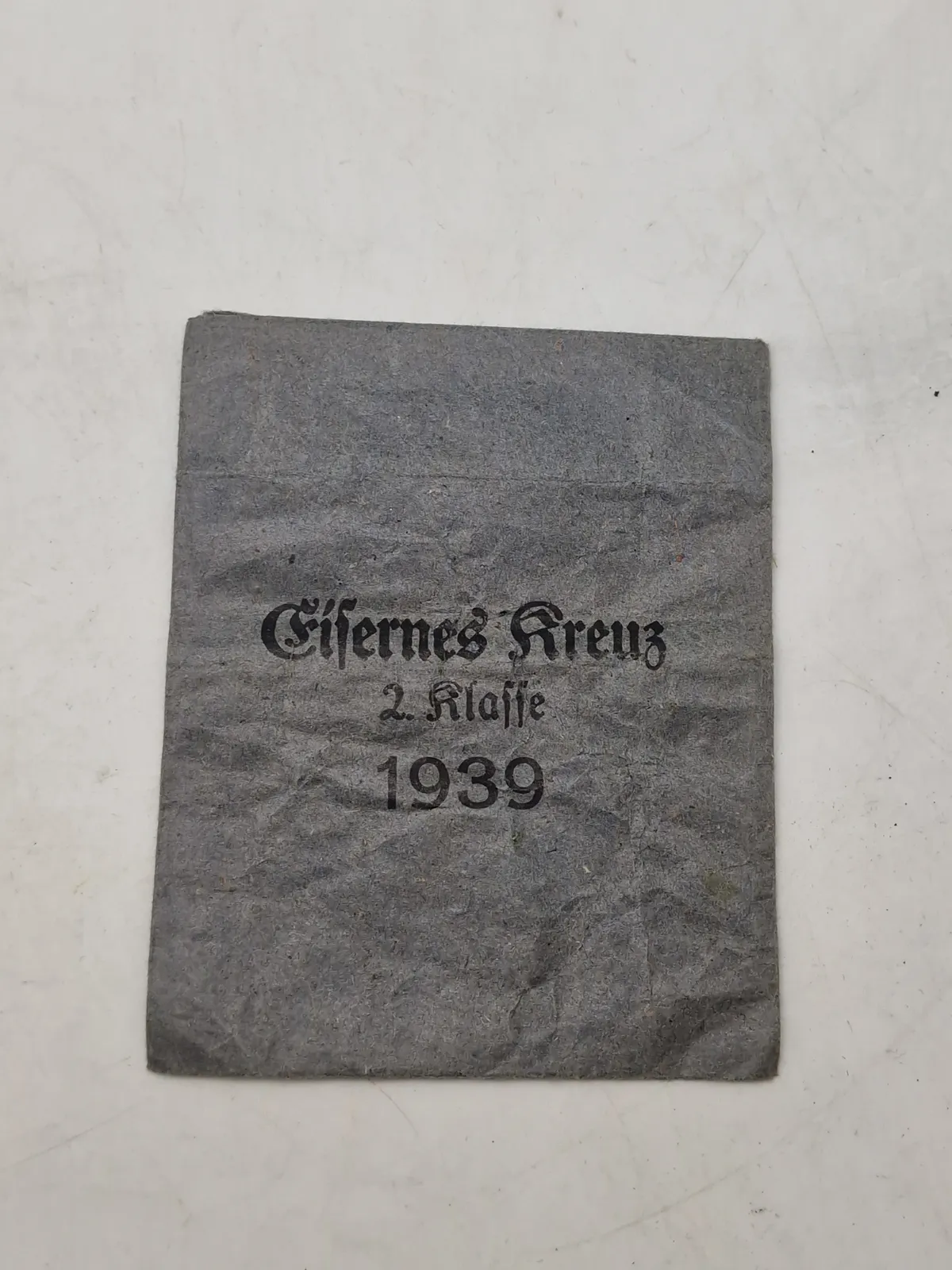 Original tildelingspose eisernes kreuz 2. klasse