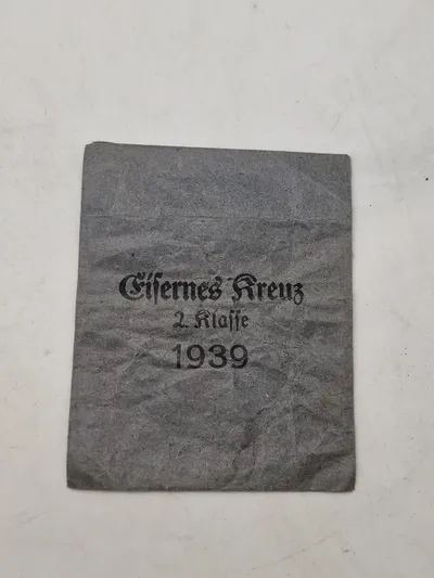 Original tildelingspose eisernes kreuz 2. klasse