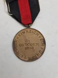 Original The Sudetenland Medal -ww2