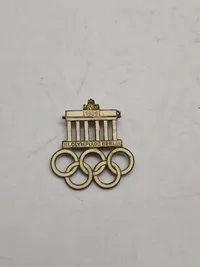 Originalt tysk olympiade badge fra 1936