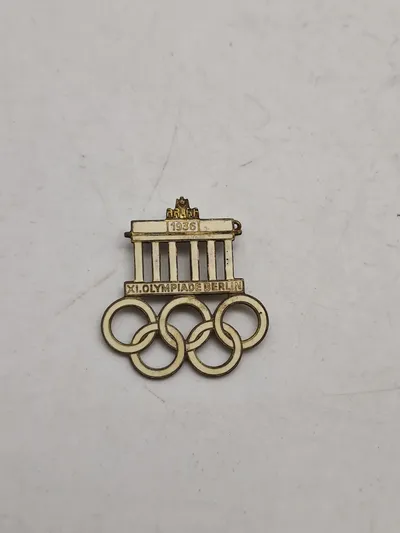 Originalt tysk olympiade badge fra 1936