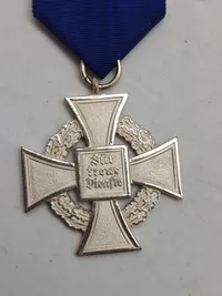 Original medalje “Für Treue Dienst” 25 år med æske