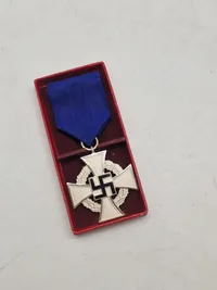 Original medalje “Für Treue Dienst” 25 år med æske