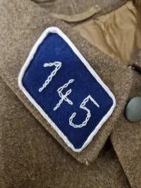 Sjælden original SA jakke med armbind for Oberscharführer (Blå collar tabs for Hessen) shoulder boards mm har stadig RZM tags siddende