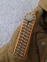 Sjælden original SA jakke med armbind for Oberscharführer (Blå collar tabs for Hessen) shoulder boards mm har stadig RZM tags siddende