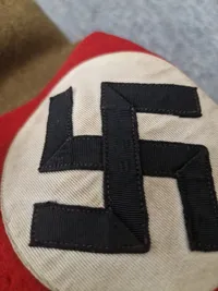 Sjælden original SA jakke med armbind for Oberscharführer (Blå collar tabs for Hessen) shoulder boards mm har stadig RZM tags siddende