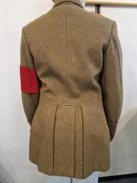 Sjælden original SA jakke med armbind for Oberscharführer (Blå collar tabs for Hessen) shoulder boards mm har stadig RZM tags siddende