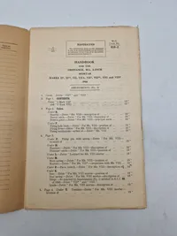 HANDBOOK
FOR THE
ORDNANCE, M.L. 2-INCH
MORTAR,
Marks II, II**, II***, VII, VIIA, VII',
VII, VIII and VIII*
1944