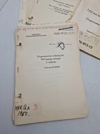 Samling instruktionshæfter fra den danske hær