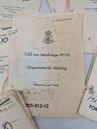 Samling instruktionshæfter fra den danske hær