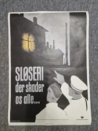 ww2 plakat - genoptryk