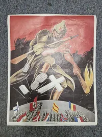 ww2 plakat - genoptryk