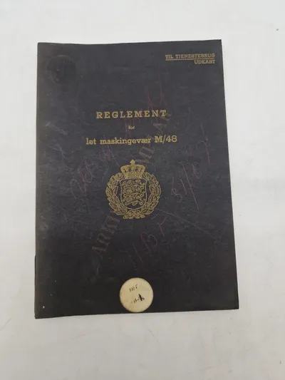 REGLEMENT for let maskingevær M/48