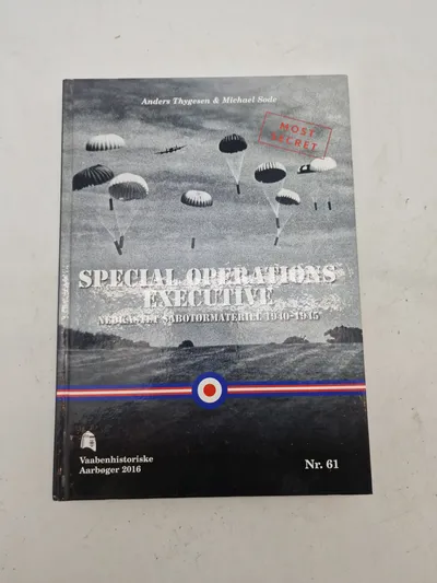 Fantastisk opslagsværk over SOE materiale og nedkastet udstyr - ww2