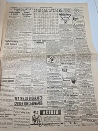 Original avis - Danmarks besættelse 9 april 1940