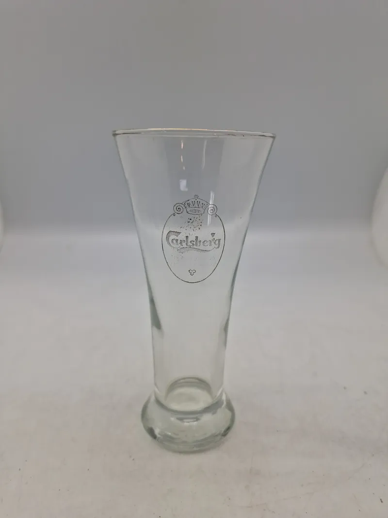 Originalt Carlsberg reklame glas