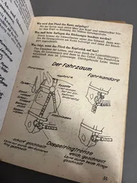 Original Tysk WW2 hæfte om militær ridning