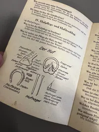Original Tysk WW2 hæfte om militær ridning