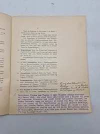 Særlig instruktion for Rosenborg slotsvagt  1916