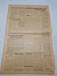 Samling originale aviser “Revision” som var kendt for at støtte frikorps veteraner efter ww2