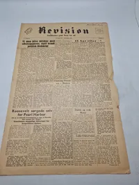 Samling originale aviser “Revision” som var kendt for at støtte frikorps veteraner efter ww2