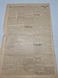 Samling originale aviser “Revision” som var kendt for at støtte frikorps veteraner efter ww2