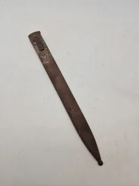 Original tjekkisk bajonet med skede, Loftfund