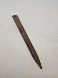 Original tjekkisk bajonet med skede, Loftfund