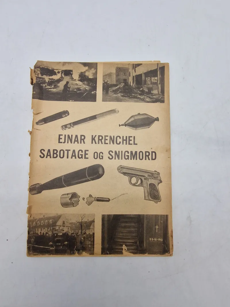 EJNAR KRENCHEL SABOTAGE OG SNIGMORD - sjælden