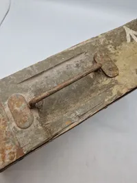 Original sjælden tysk  MG båndkasse af træ fra ww1 til MG08/15