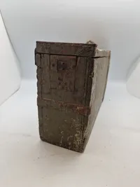 Original sjælden tysk  MG båndkasse af træ fra ww1 til MG08/15