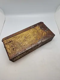 Original tysk båndkasse til MG/34/42 med rester af enhedsfarve - ww2