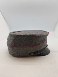 Original dansk M/1915 kasket - 6 Battalion, udleveret type