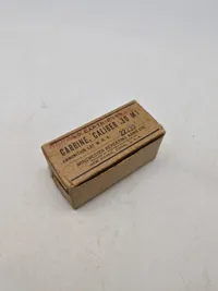 Original ammunitionsæske nedkastet til den danske modstandsbevægelse (US carbine)