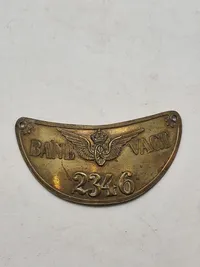 Original ringkrave for DSB bandevagt