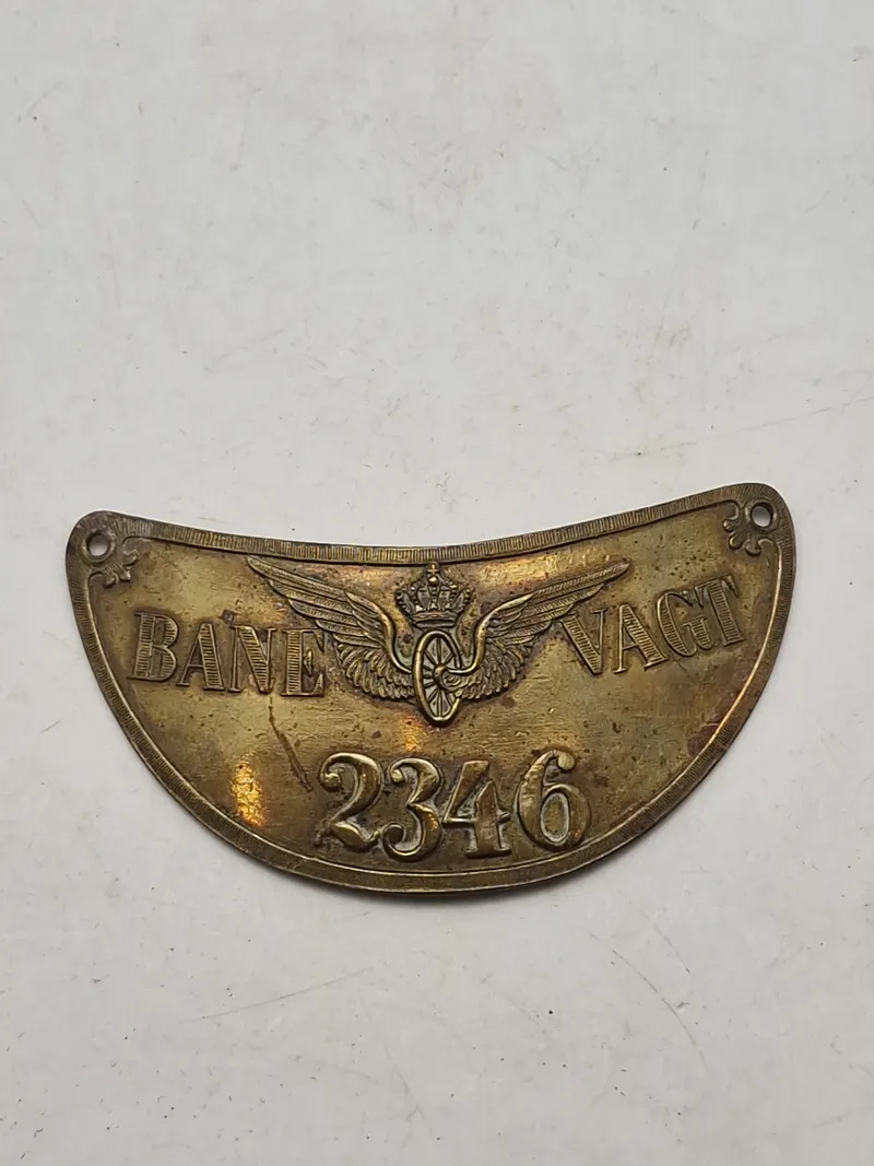 Original ringkrave for DSB bandevagt
