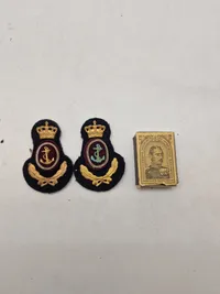 Lot originale kokarder fra det danske søværn