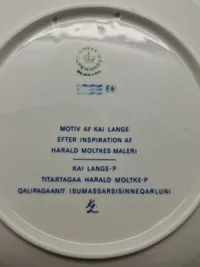 Original Grønlands plakette - Royal Copenhagen